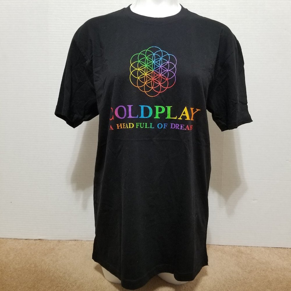 Coldplay shirt Large A Head Full Of Dreams North American Tour 2016 band merch